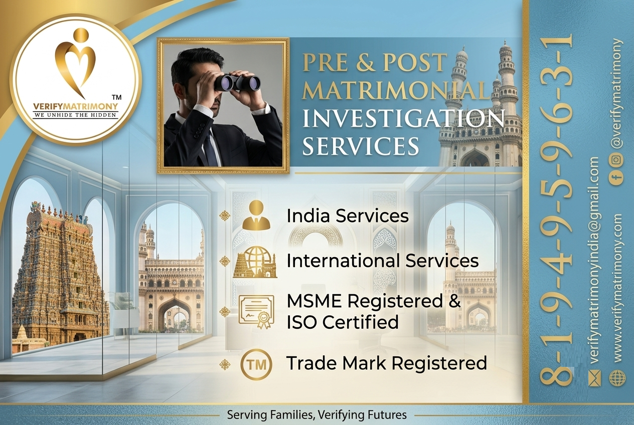 Marriage Detective Agency in Hyderabad