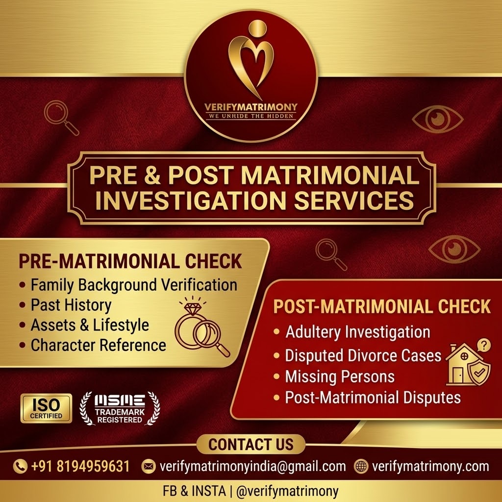 Marriage Detective Agency in Ahmedabad, Surat, Vadodara