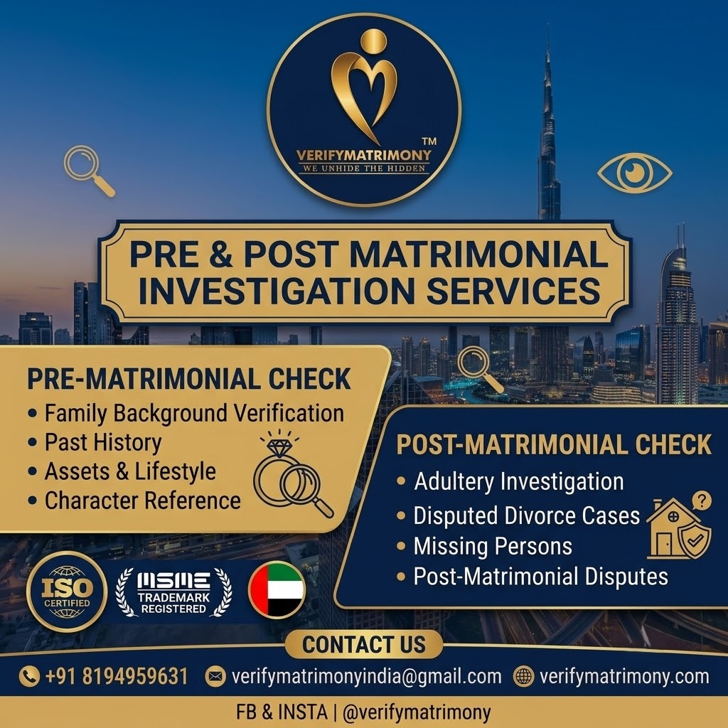 Marriage Detective Agency in Dubai