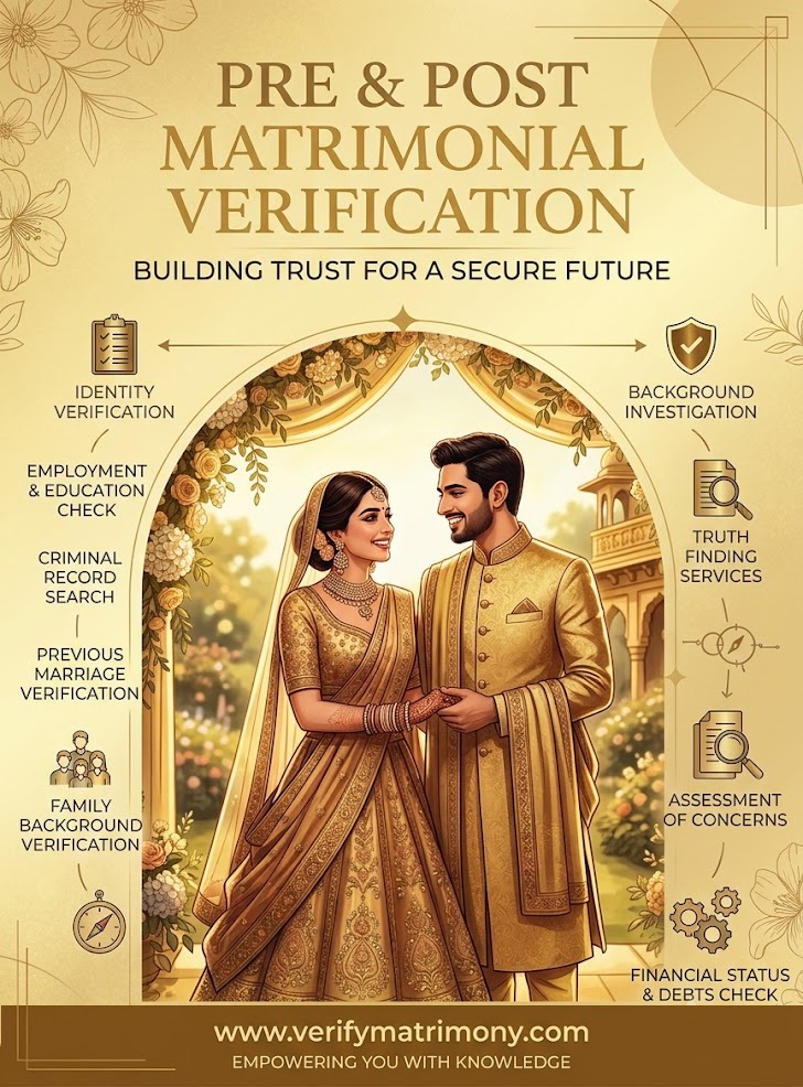 PRE MATRIMONIAL DETECTIVE SERVICE